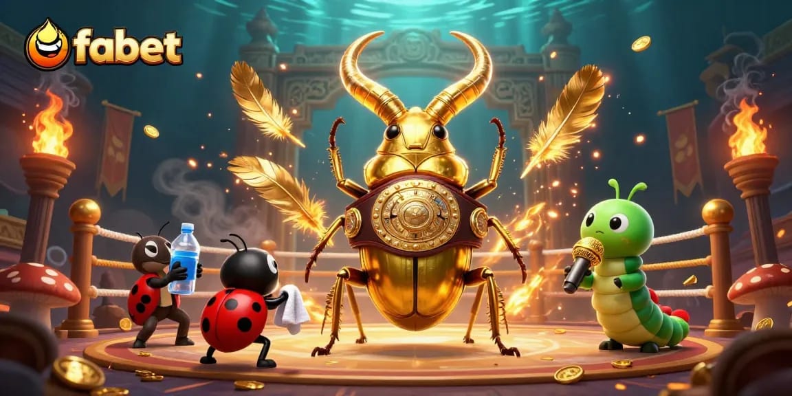 Experience the thrill of fabet as vibrant characters engage in an exciting gambling arena.