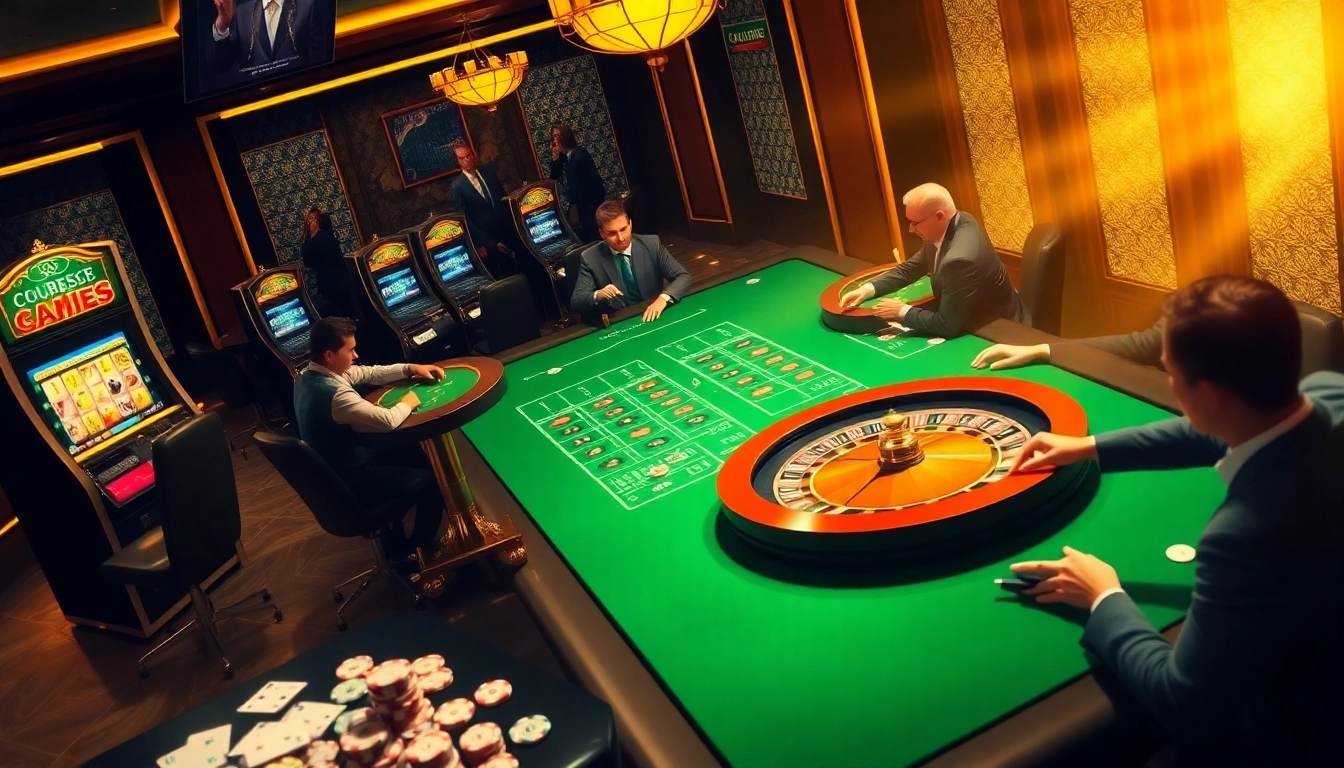 Experience the excitement of tg88 trang chủ with players immersed in classic casino games.