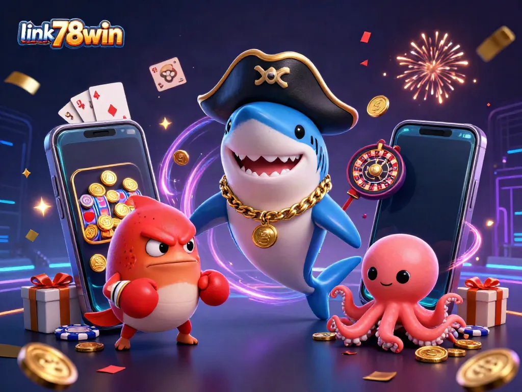 Engage with exciting games through link 78win, featuring vibrant characters and dynamic casino elements.