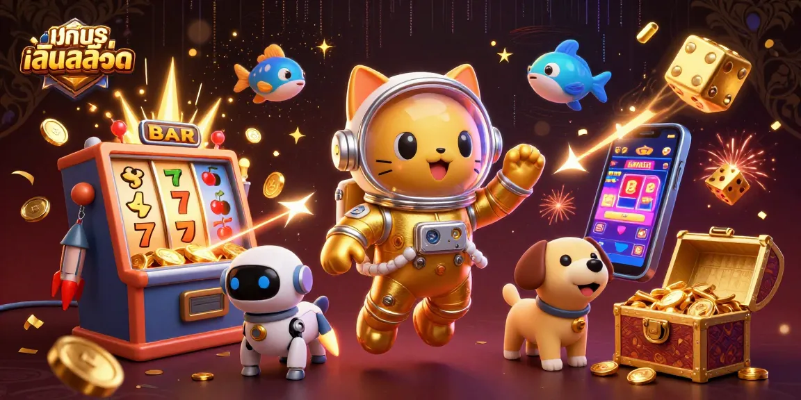 Experience thrilling ทดลองเล่นสล็อต adventures with vibrant scenes, symbols, and characters.