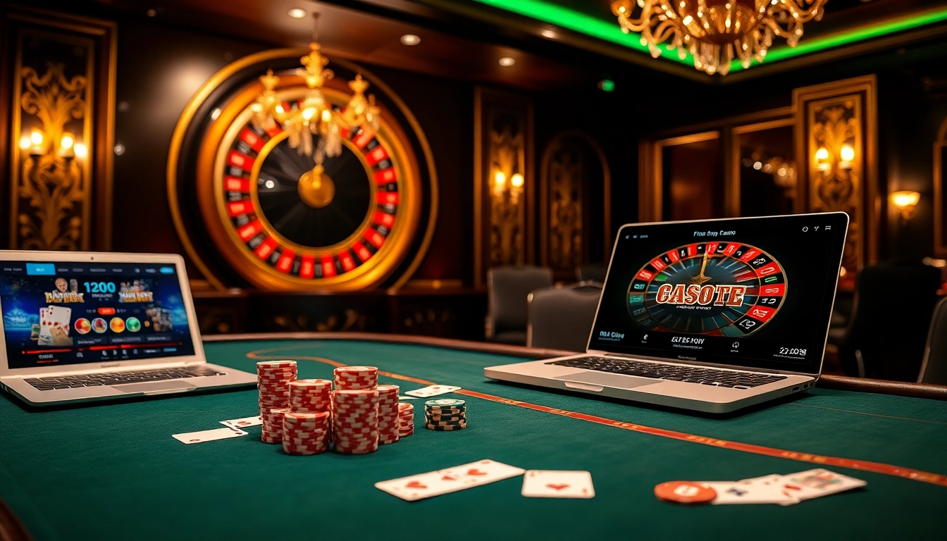 Play high-stakes poker at https://e2bet-games.org with glamorous casino elements and vibrant decor.