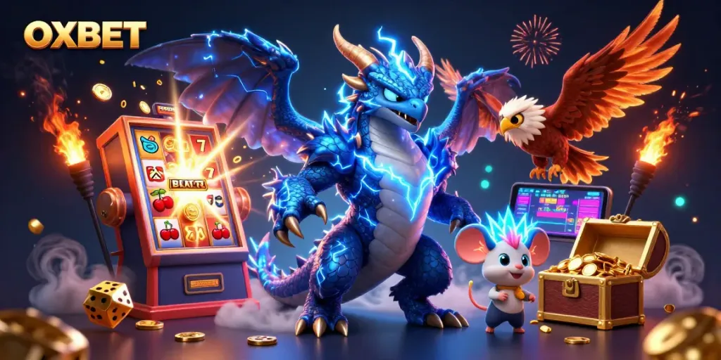 Experience thrilling action at OXBET: immerse yourself in a vibrant casino environment.