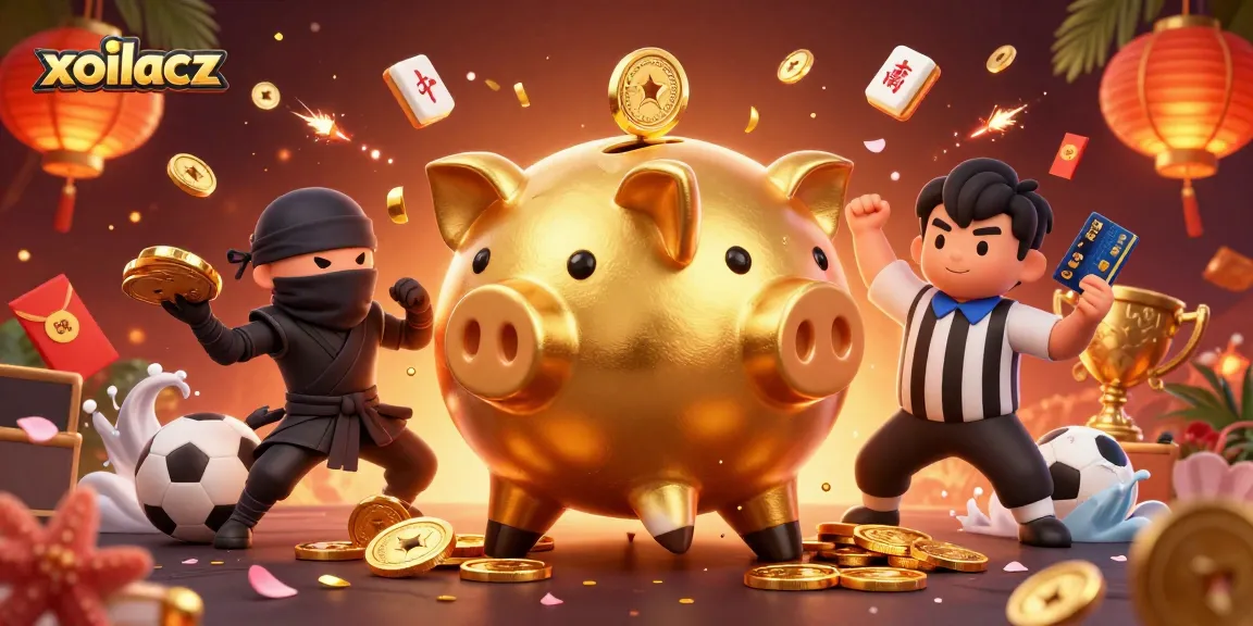 Engage with exciting sports betting scenes featuring xoilacz, showcasing dynamic characters and gambling elements.