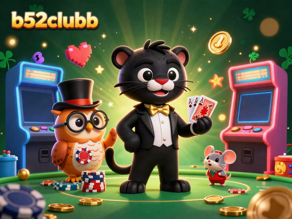 Experience thrilling gameplay at b52clubb with stylish characters in an exciting casino environment.