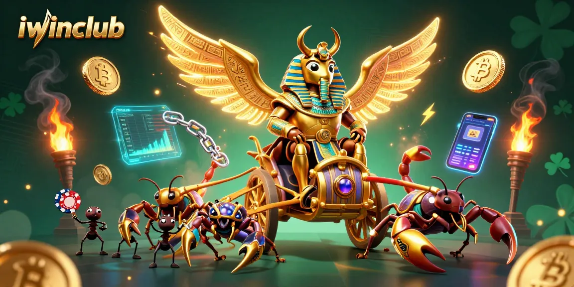Experience thrilling gameplay at iwinclub with a captivating 3D casino illustration showcasing exciting elements.